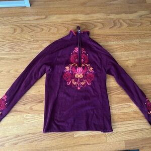 Sweater with thumb holes